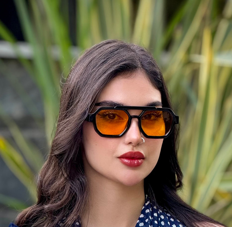 عینک آفتابی زنانه وهلا (Vehla) با فریم چندضلعی UV400