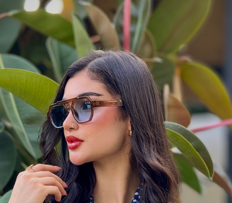 عینک آفتابی زنانه وهلا (Vehla) با فریم چندضلعی UV400