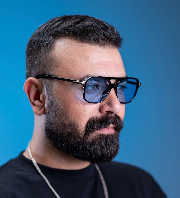 خرید عینک تام فورد شیشه آبی پلاریزه Tom Ford مربع UV400 زنانه و مردانه