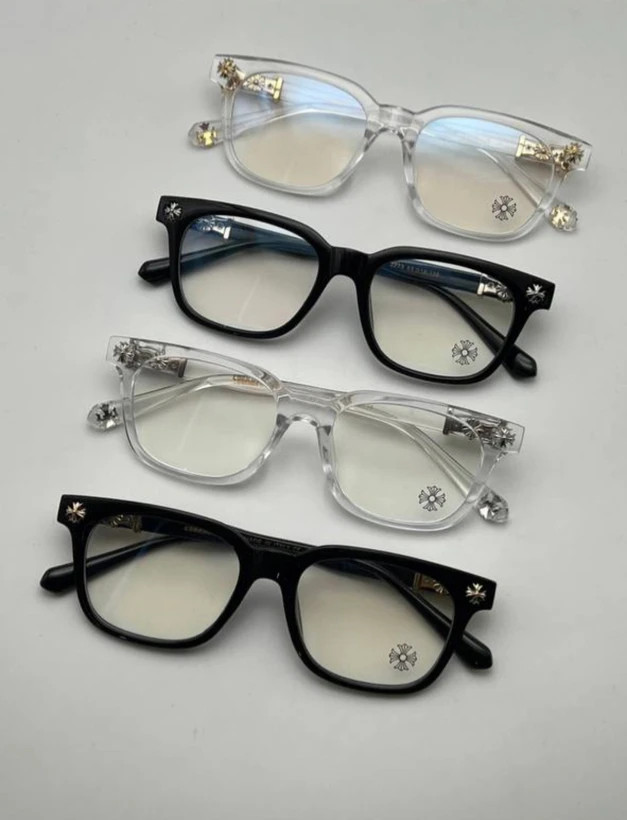 خرید عینک بلوکات کروم هارتز Chrome Hearts زنانه و مردانه فریم مربع UV400