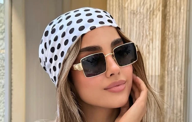 خرید عینک آفتابی سلین مستطیل زنانه و مردانه با فریم فلزی UV400