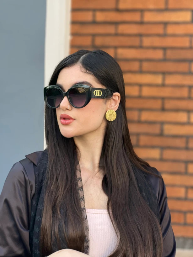 خرید عینک آفتابی زنانه گوچی گربهای UV400 شیک و لوکس
