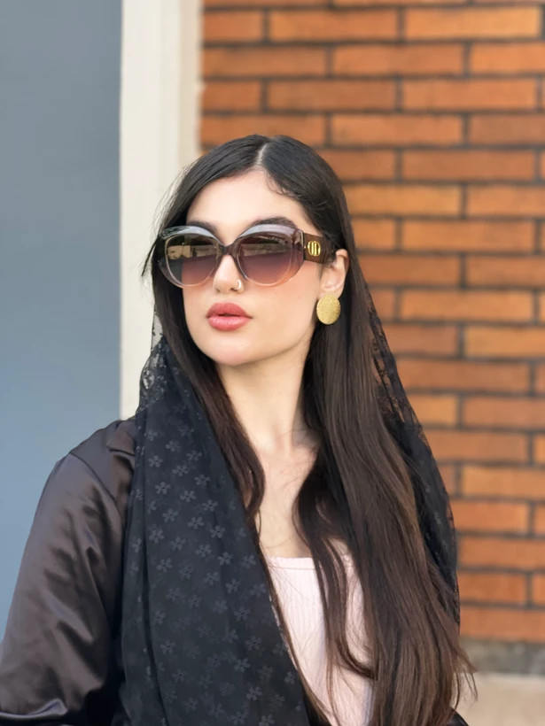 خرید عینک آفتابی زنانه گوچی گربهای UV400 شیک و لوکس