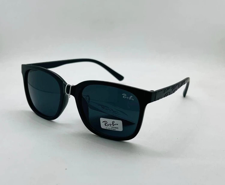 خرید عینک آفتابی مردانه ریبن Ray Ban مشکی فریم مربع UV400 شیک و کلاسیک