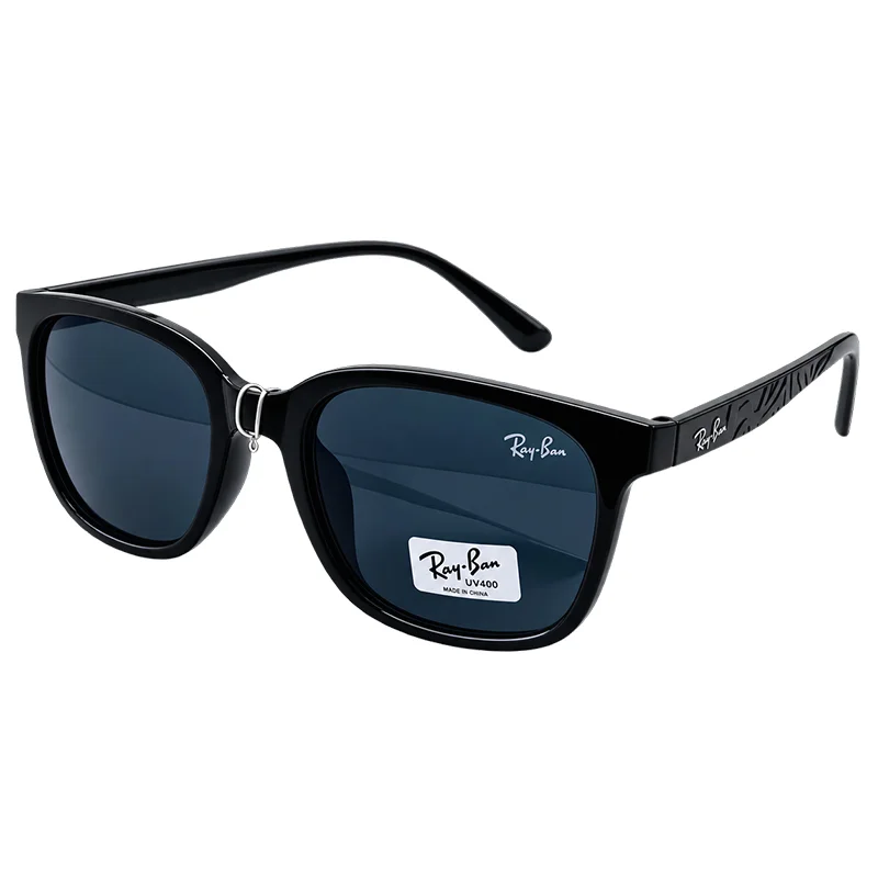 خرید عینک آفتابی مردانه ریبن Ray Ban مشکی فریم مربع UV400 شیک و کلاسیک